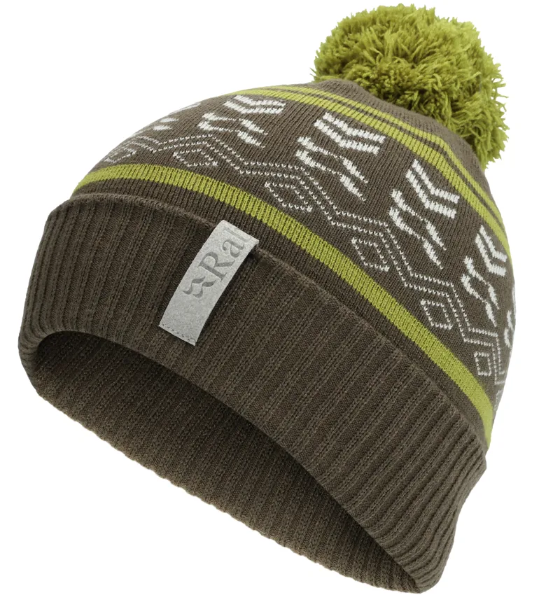 Rab Khroma Bobble Beanie Army/Aspen Green